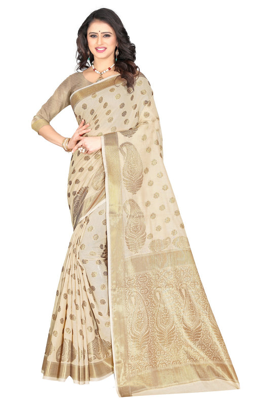 Banarasi Jacquard Silk Saree - thevendorvilla