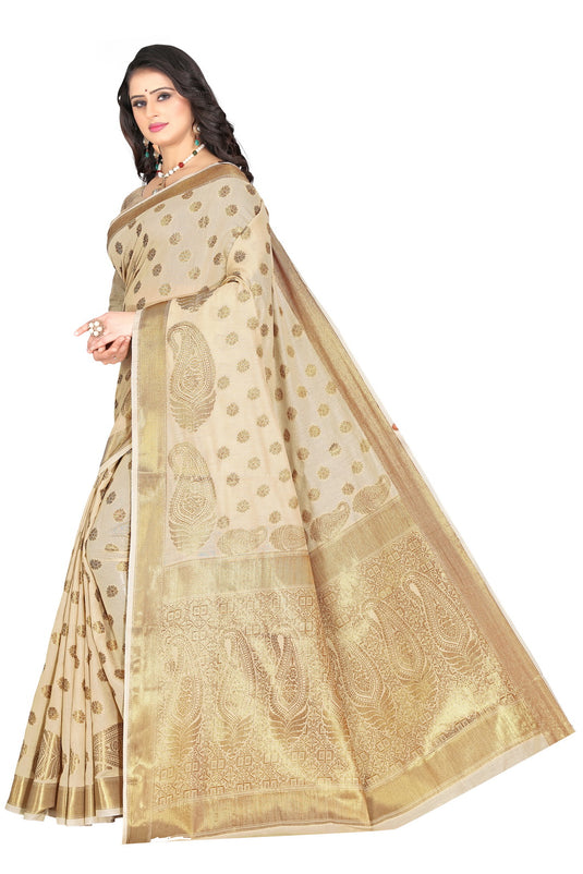Banarasi Jacquard Silk Saree - thevendorvilla