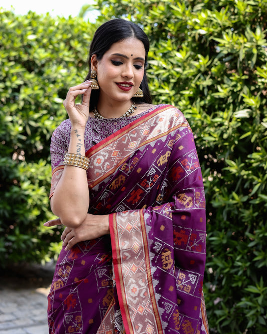 Special Edition of Pure Handloom Silk IKKAT Patola Sarees