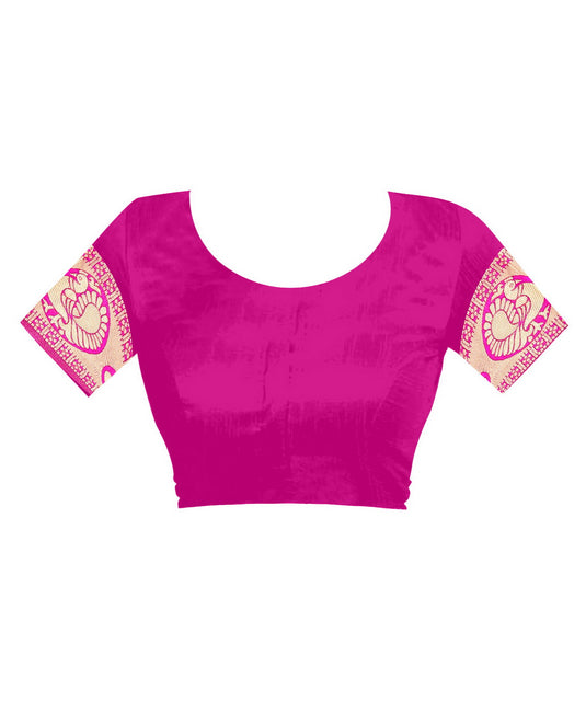 Banarasi Jacquard Silk Saree - thevendorvilla