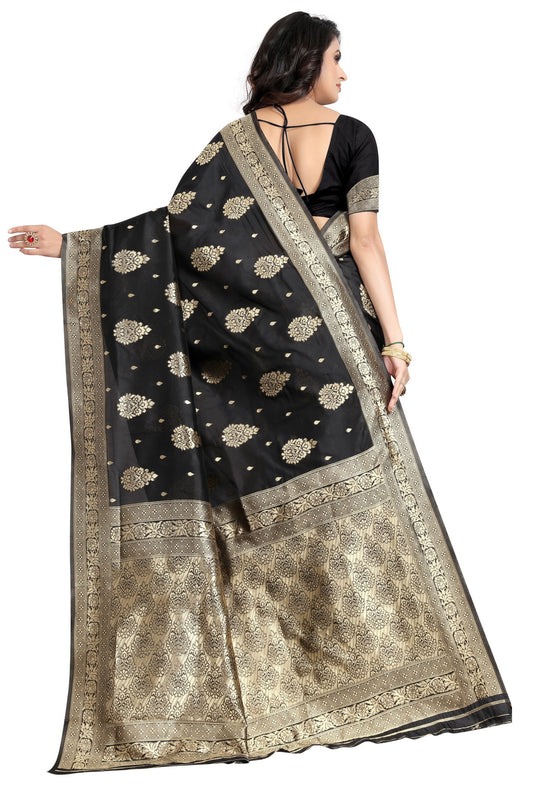 Banarasi Jacquard Silk Saree - thevendorvilla