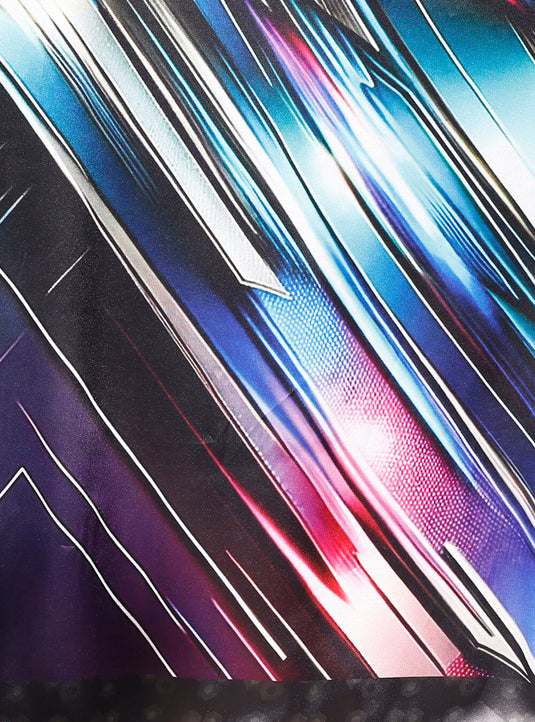 Black Digital Printed Soft Satin Saree