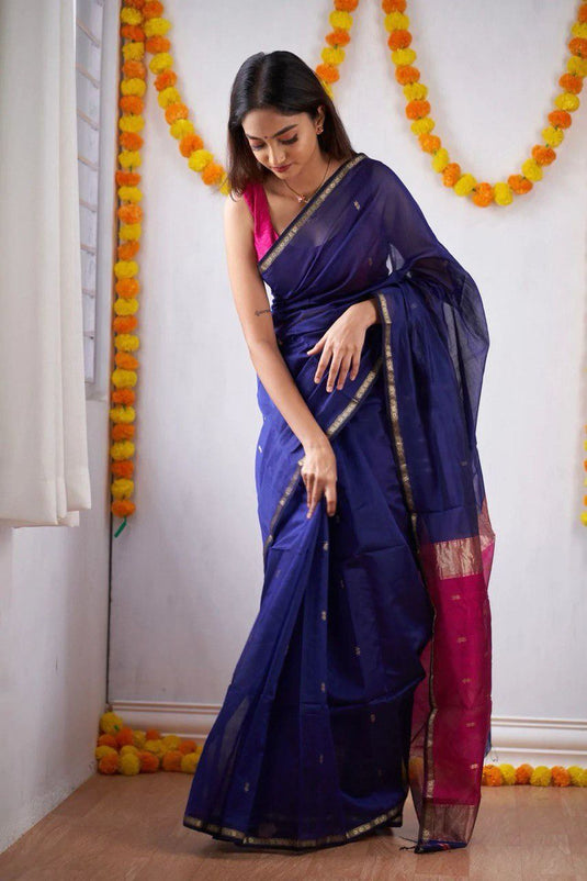 Luxurious Linen: The Soft Slub Saree
