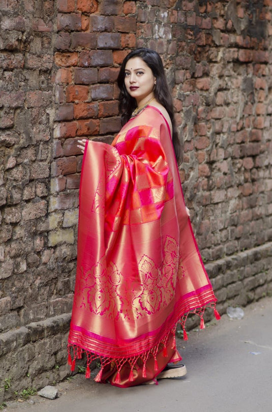 Beautiful Rich Pallu & Jaccquard Work On All Over Saree - thevendorvilla