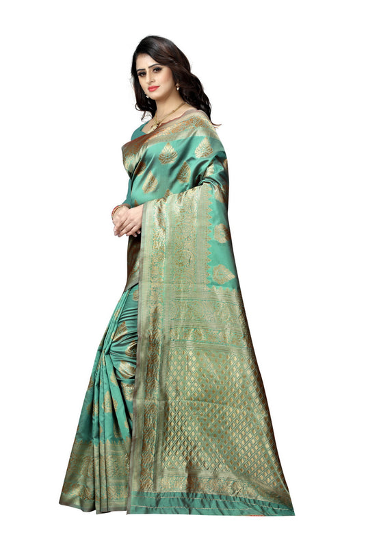 Banarasi Jacquard Silk Saree - thevendorvilla