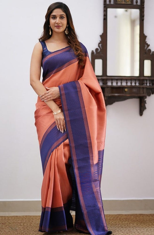 Beautiful Rich Pallu & Jaccquard Work On All Over Saree - thevendorvilla