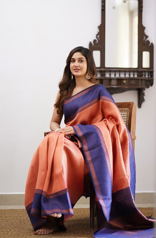 Beautiful Rich Pallu & Jaccquard Work On All Over Saree - thevendorvilla