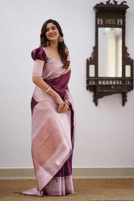 Beautiful Rich Pallu & Jaccquard Work On All Over Saree - thevendorvilla
