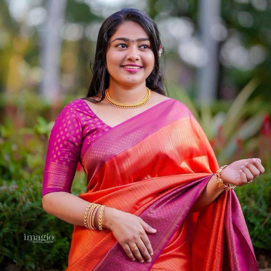 Silken Serenity: Lichi Saree