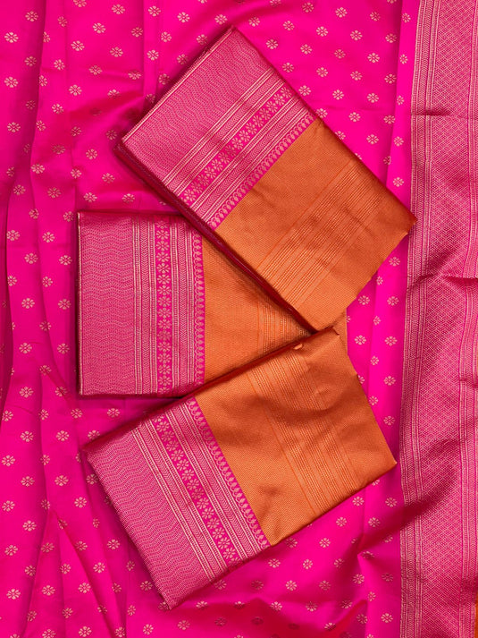 Silken Serenity: Lichi Saree