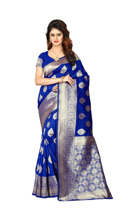 Banarasi Jacquard Silk Saree - thevendorvilla