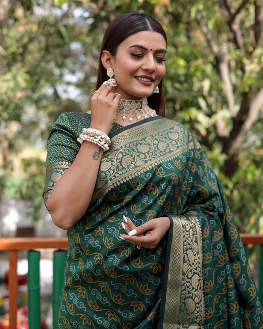 Pure Handloom Silk Bandhej Patola Sarees