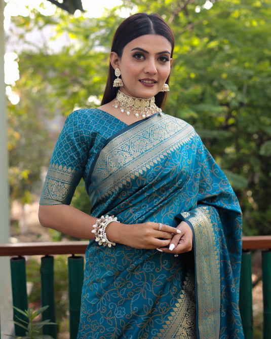 Pure Handloom Silk Bandhej Patola Sarees