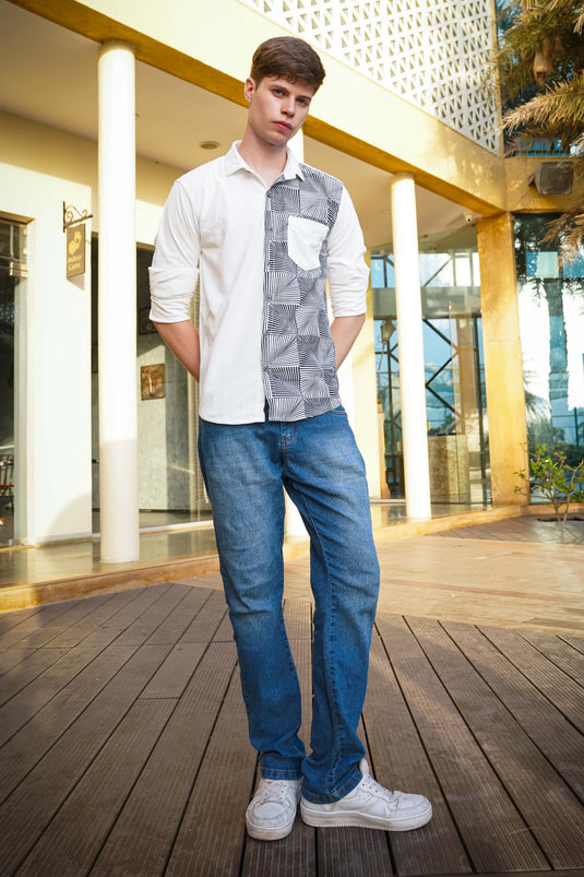 Cosmic Corduroy: Illusionary Impressions Shirt Collection