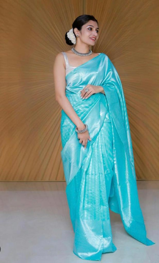 Beautiful Rich Pallu & Jaccquard Work On All Over Saree - thevendorvilla