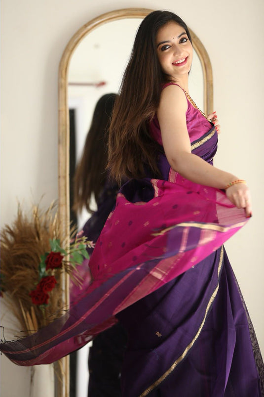 Luxurious Linen: The Soft Slub Saree