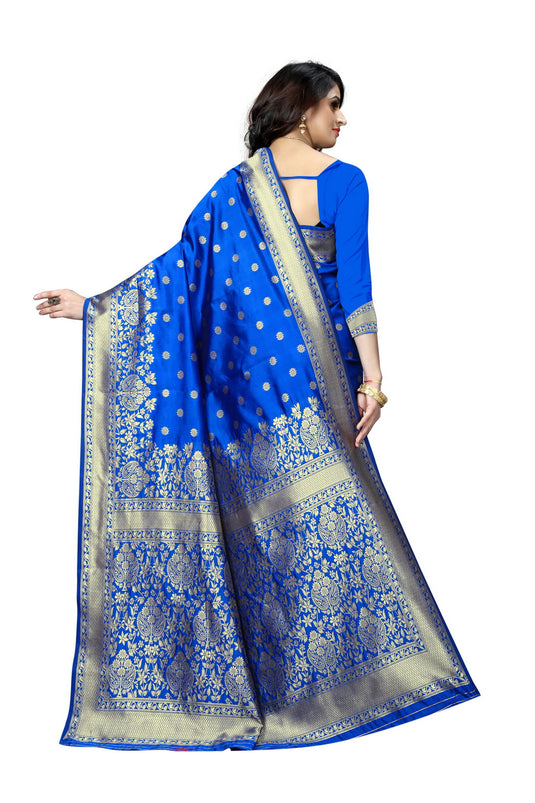 Banarasi Jacquard Silk Saree - thevendorvilla