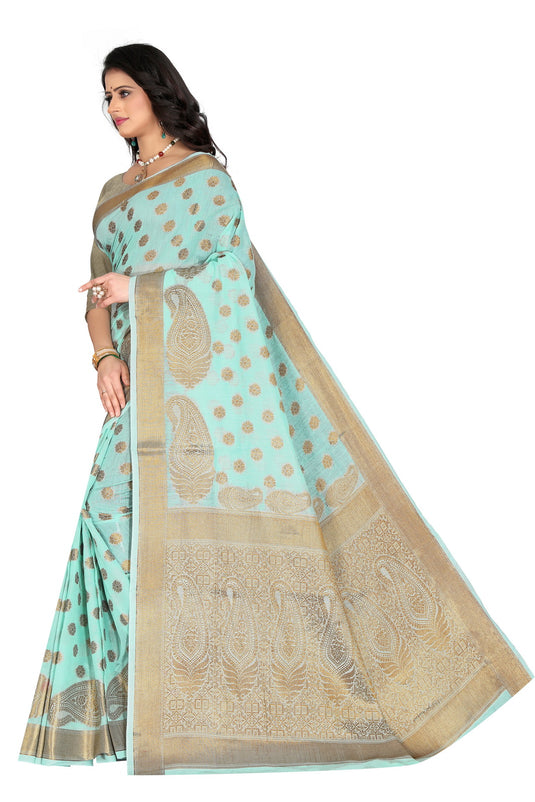 Banarasi Jacquard Silk Saree - thevendorvilla