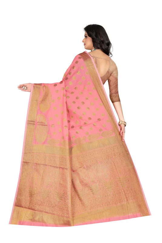 Banarasi Jacquard Silk Saree - thevendorvilla