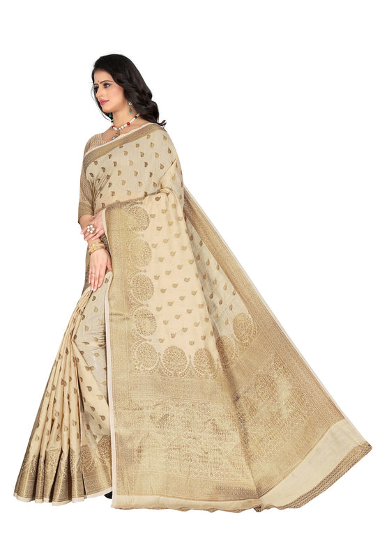 Banarasi Jacquard Silk Saree - thevendorvilla