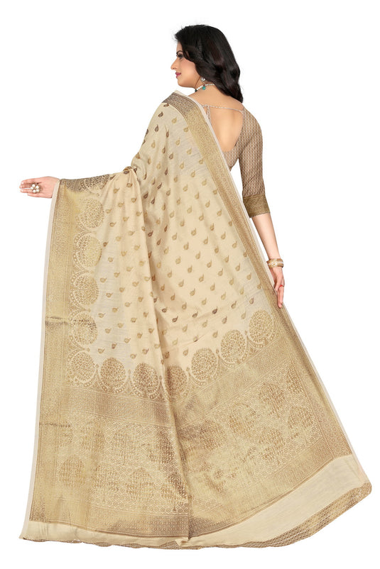 Banarasi Jacquard Silk Saree - thevendorvilla