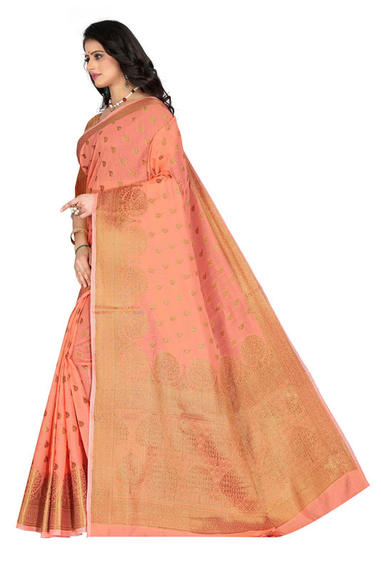 Banarasi Jacquard Silk Saree - thevendorvilla