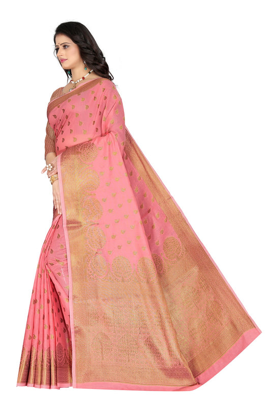 Banarasi Jacquard Silk Saree - thevendorvilla
