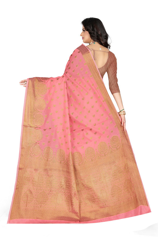 Banarasi Jacquard Silk Saree - thevendorvilla