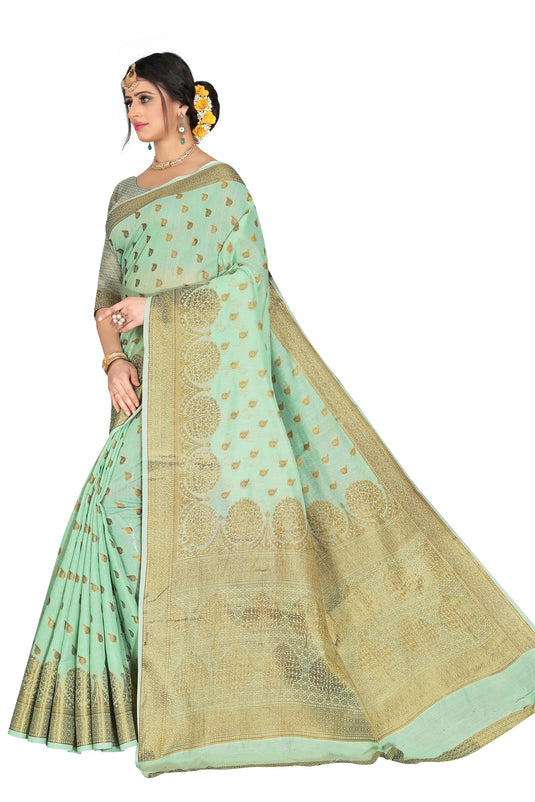Banarasi Jacquard Silk Saree - thevendorvilla