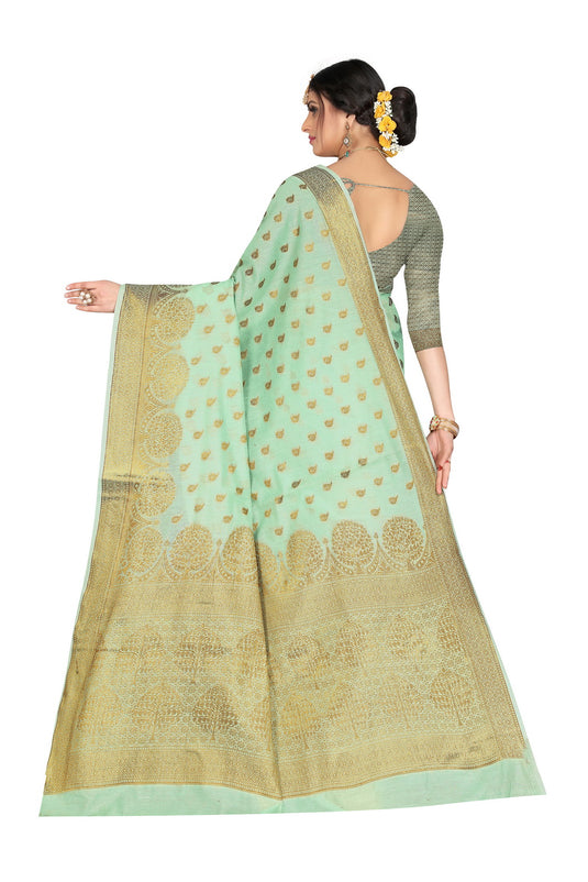 Banarasi Jacquard Silk Saree - thevendorvilla