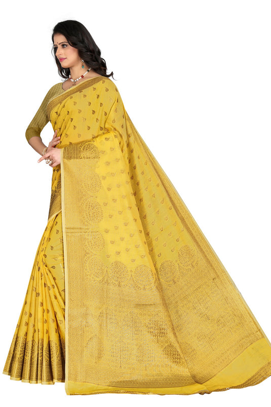 Banarasi Jacquard Silk Saree - thevendorvilla