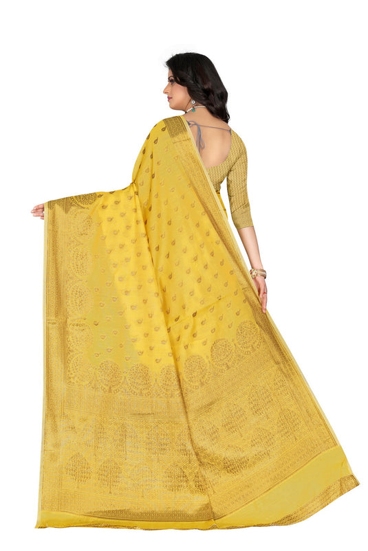 Banarasi Jacquard Silk Saree - thevendorvilla