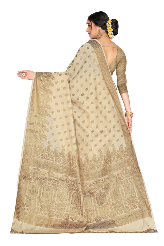 Banarasi Jacquard Silk Saree - thevendorvilla
