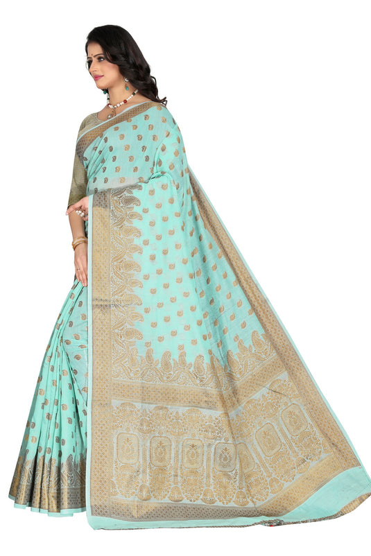 Banarasi Jacquard Silk Saree - thevendorvilla