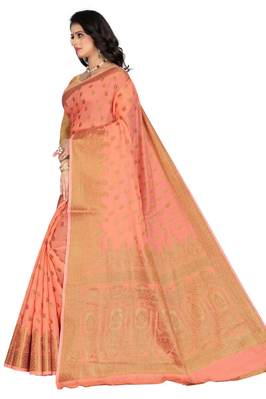 Banarasi Jacquard Silk Saree - thevendorvilla