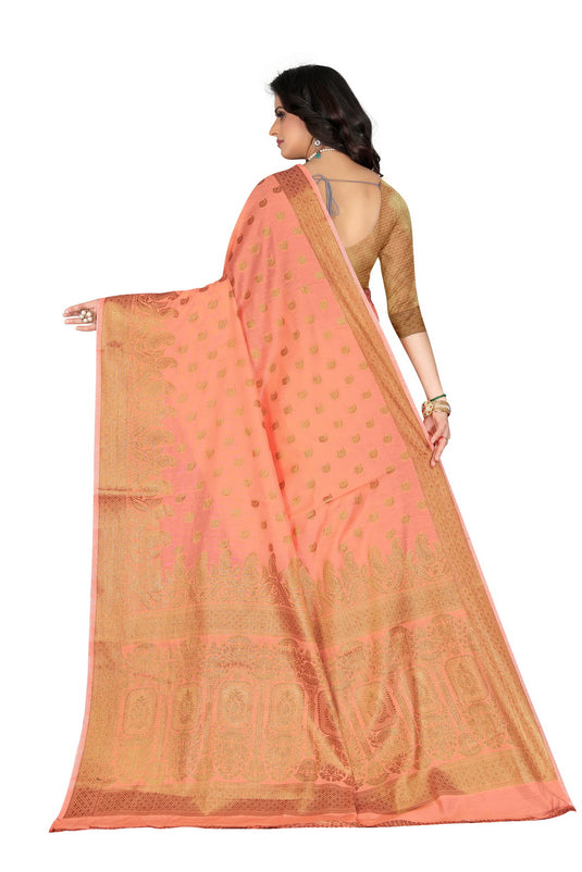 Banarasi Jacquard Silk Saree - thevendorvilla