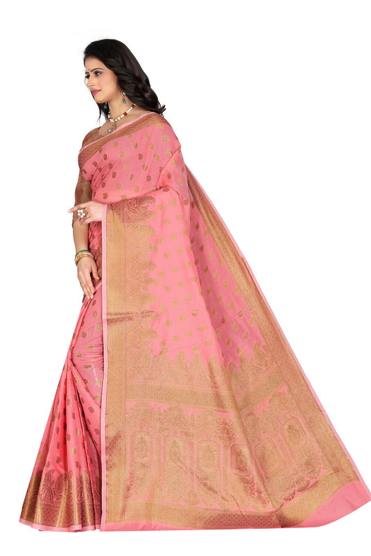 Banarasi Jacquard Silk Saree - thevendorvilla