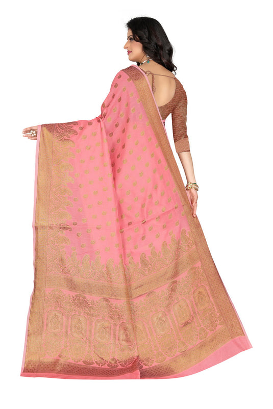 Banarasi Jacquard Silk Saree - thevendorvilla