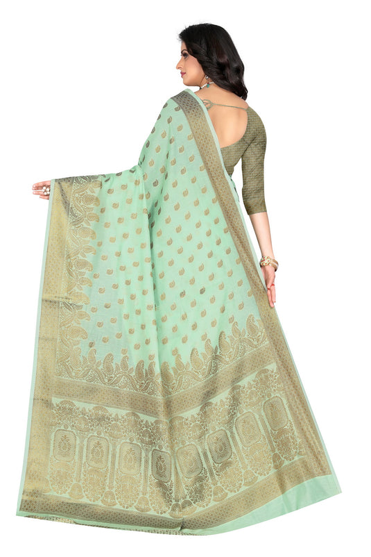 Banarasi Jacquard Silk Saree - thevendorvilla