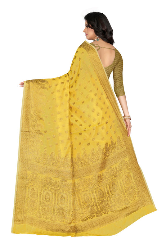 Banarasi Jacquard Silk Saree - thevendorvilla