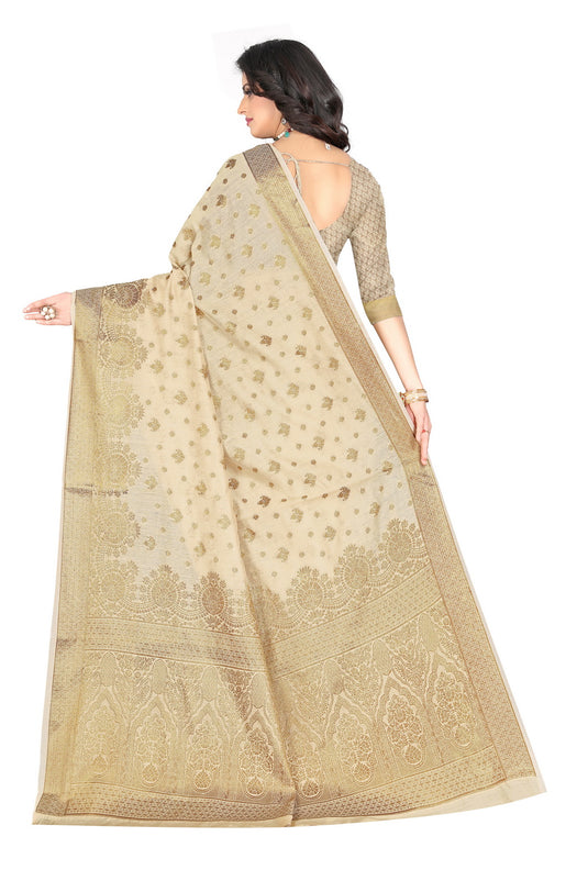 Banarasi Jacquard Silk Saree - thevendorvilla