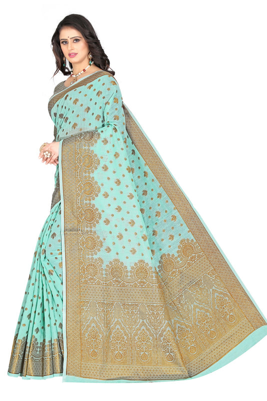 Banarasi Jacquard Silk Saree - thevendorvilla