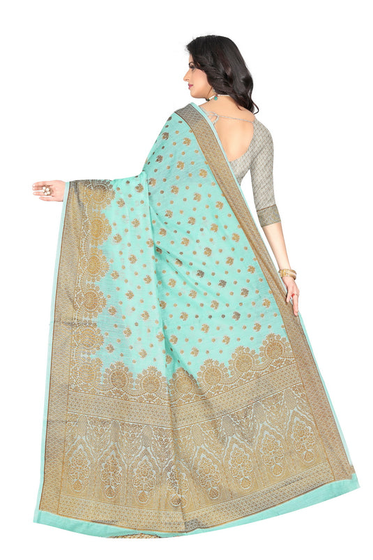 Banarasi Jacquard Silk Saree - thevendorvilla