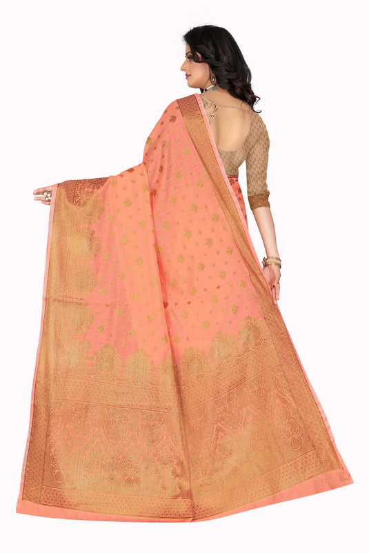 Banarasi Jacquard Silk Saree - thevendorvilla