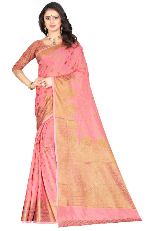 Banarasi Jacquard Silk Saree - thevendorvilla