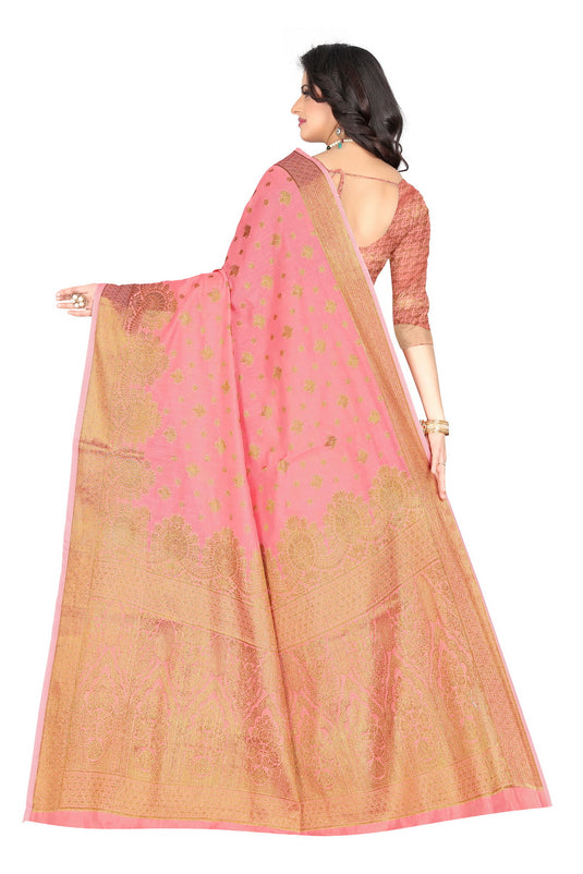 Banarasi Jacquard Silk Saree - thevendorvilla