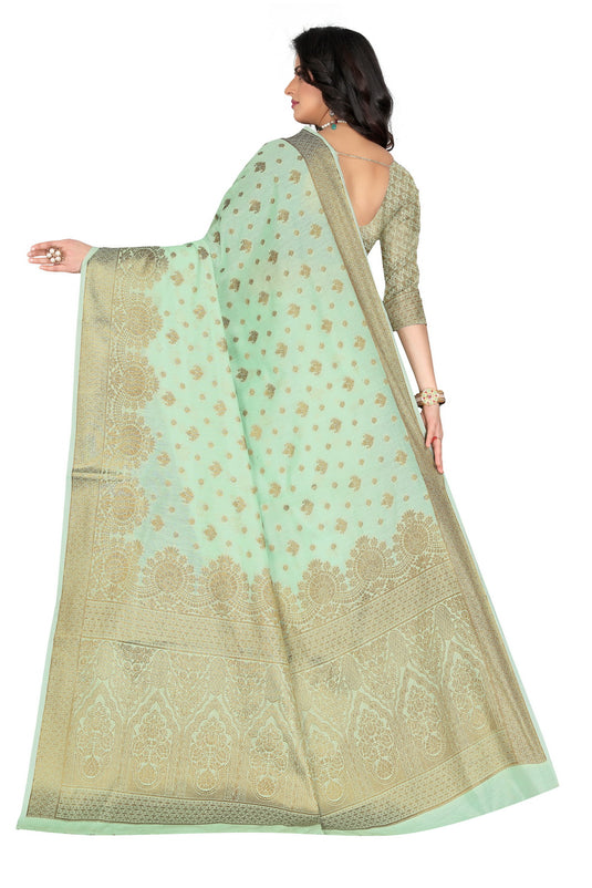 Banarasi Jacquard Silk Saree - thevendorvilla