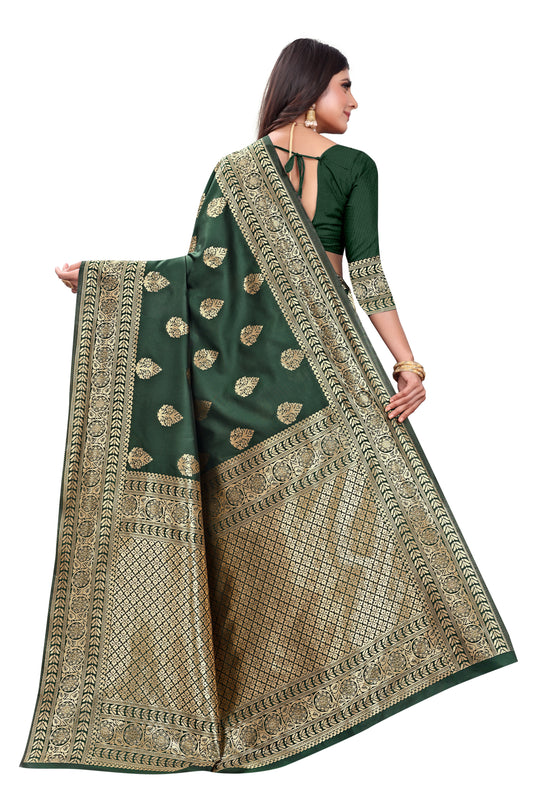 Banarasi Jacquard Silk Saree - thevendorvilla