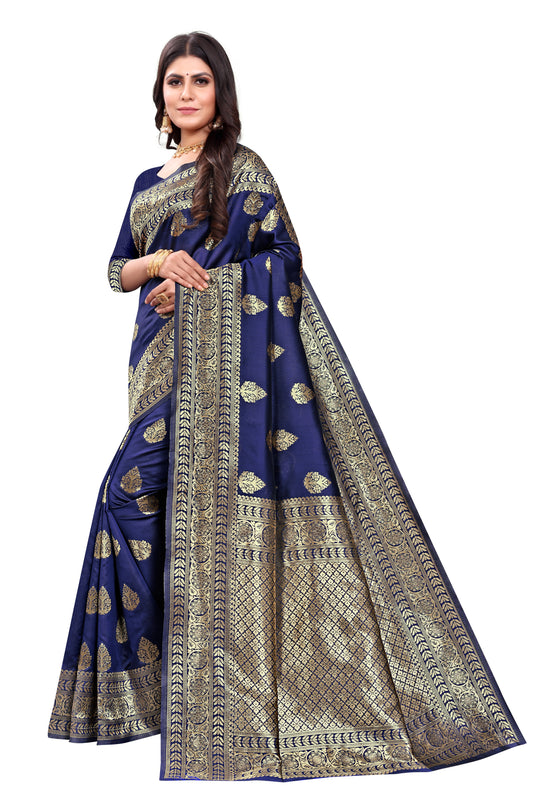 Banarasi Jacquard Silk Saree - thevendorvilla