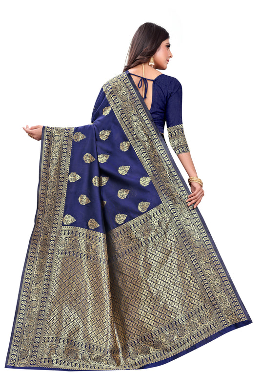 Banarasi Jacquard Silk Saree - thevendorvilla